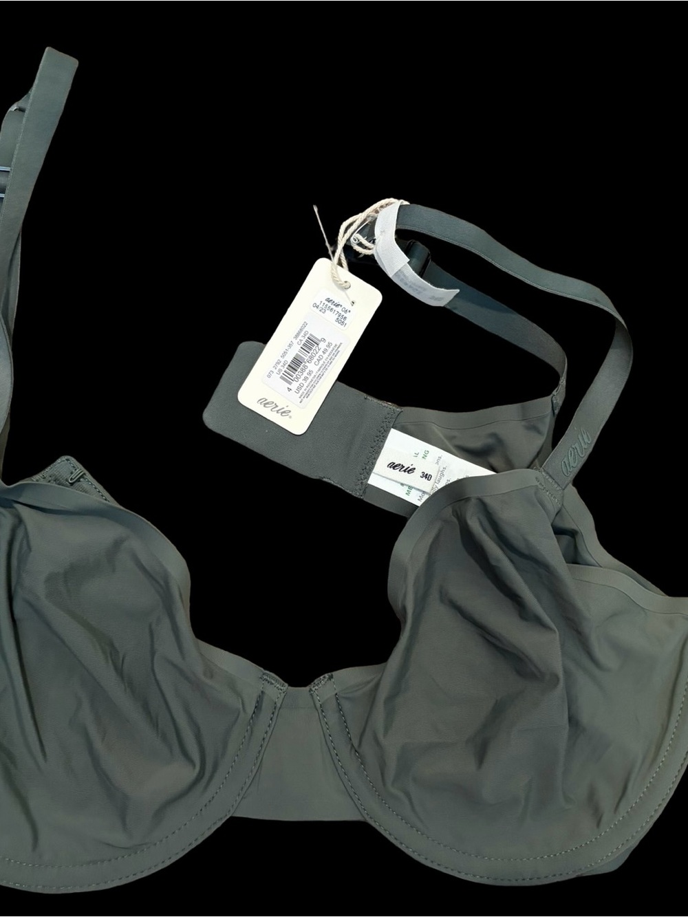 aerie Underwire Bra in Olive
